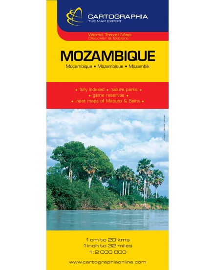 Cartographia-Mozambic, Swaziland harta-9789633529287