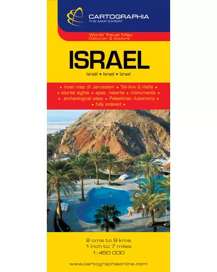 Cartographia-Israel harta-9789633529379