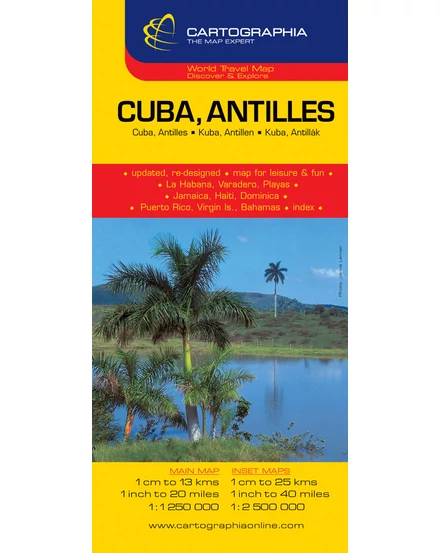 Cartographia-Cuba, Antilele harta-9789633529386