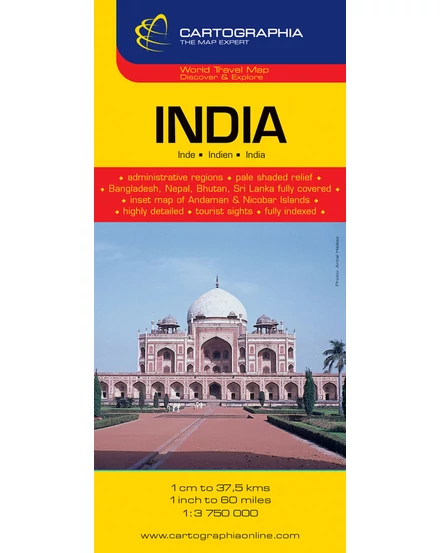 Cartographia-India harta-9789633529638
