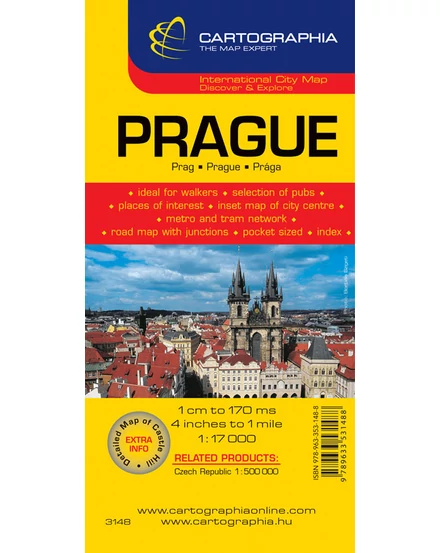 Cartographia-Praga harta-9789633531488