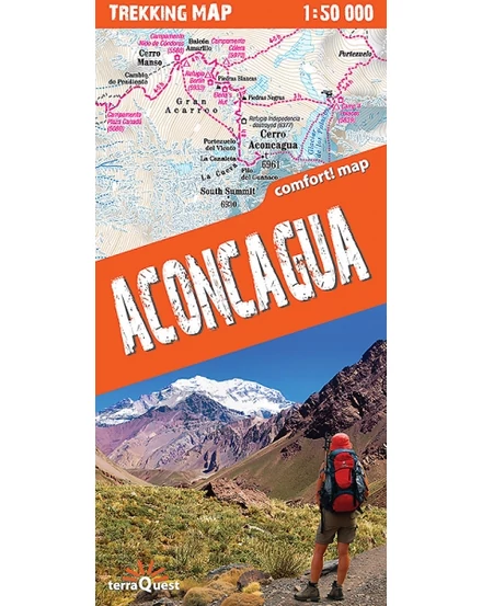 Cartographia-Aconcagua Trekking harta-9788361155379