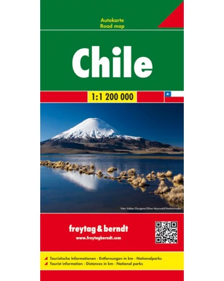 Cartographia-Chile harta (Freytag)-9783707914122