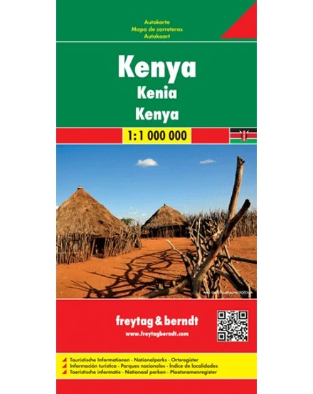 Cartographia-Kenya harta (Freytag)-9783707914108