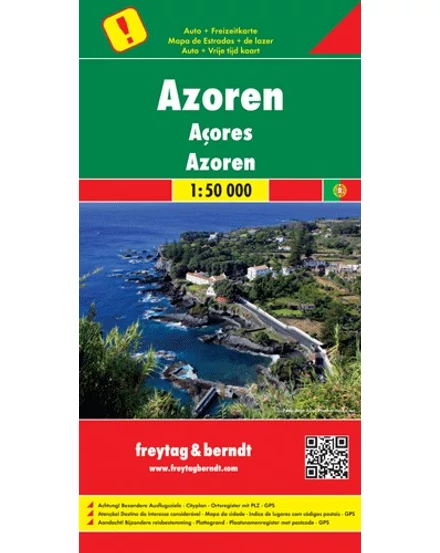 Cartographia-Insulele Azore harta (Freytag)-9783707910605