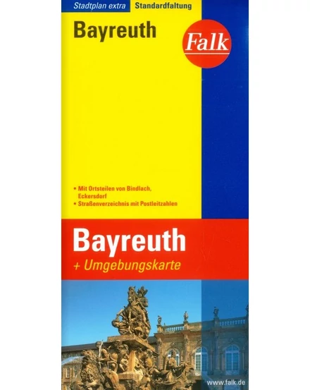 Cartographia-Bayreuth și împrejurimi harta extra-9783827922168