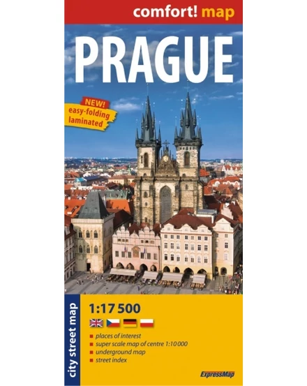 Cartographia-Praga harta orașului (laminat)-9788380464063