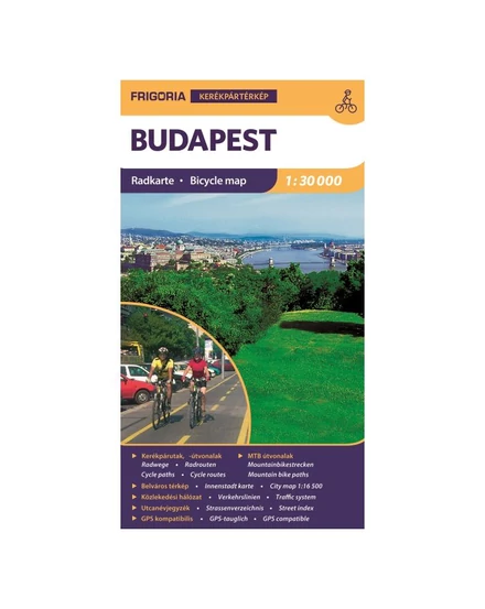 Cartographia-Harta de ciclism Budapesta-9789639586437