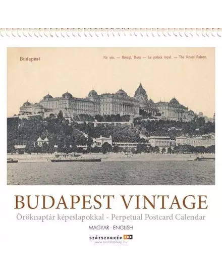 Cartographia-Budapesta Vintage - Calendar perpetuu cu carte poștală-5999887416095