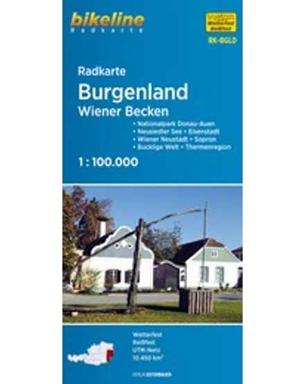 Cartographia-Burgenland harta de ciclism-9783850008938