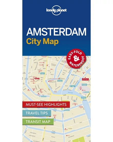 Cartographia-Amsterdam harta laminată-9781786574091