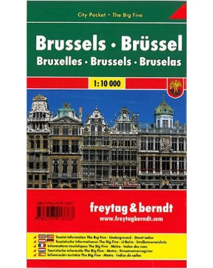 Cartographia-Bruxelles City Pocket harta laminată (Pocket)-9783707913767