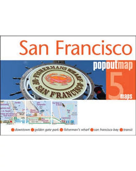 Cartographia-San Francisco PopOut harta-9781910218266