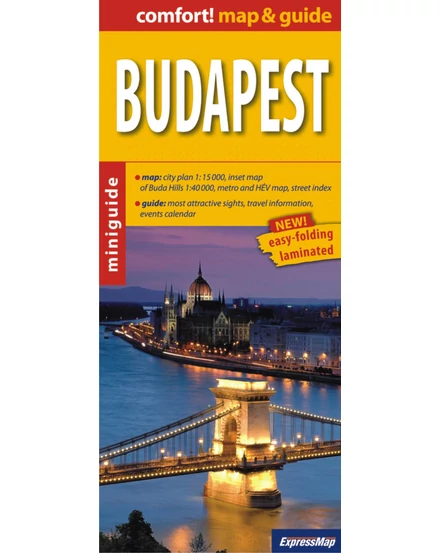 Cartographia-Budapesta harta (map&guide)-9788375461336