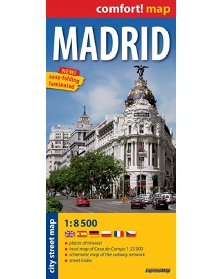 Cartographia-Madrid harta laminată-9788375462210