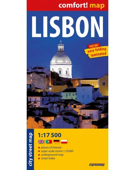 Cartographia-Lisabona harta laminată-9788375462203