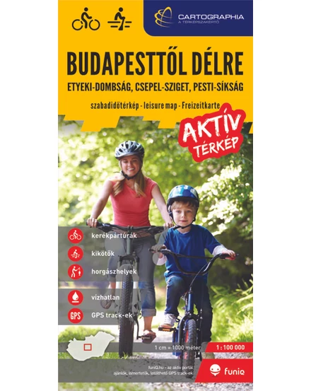 Cartographia-De la Budapesta spre sud hartă activă-9789633538357