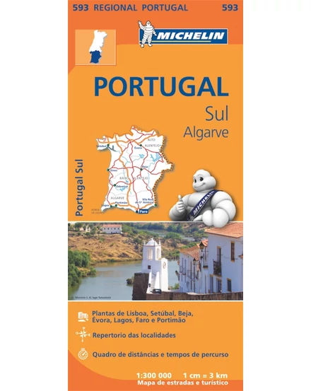 Cartographia-Portugalia Sud/Algarve harta (593)-9782067184770