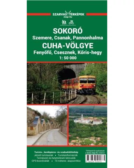 Cartographia - Harta turistică Sokoró, Valea Cuhei - Szarvas - 9789639549975