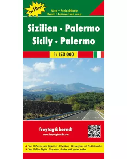 Cartographia-Sicilia, Palermo harta (Freytag)-9783707909623
