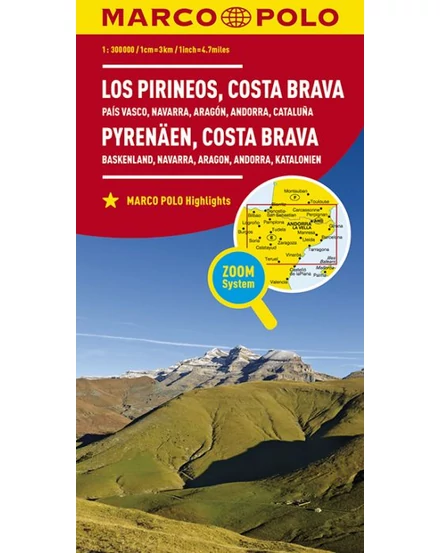 Cartographia-Pirinei, Costa Brava harta-9783829737982