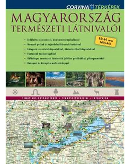 Cartographia-Atractii naturale ale Ungariei harta-9789631363883