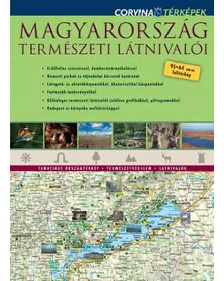 Cartographia-Atractii naturale ale Ungariei harta-9789631363883