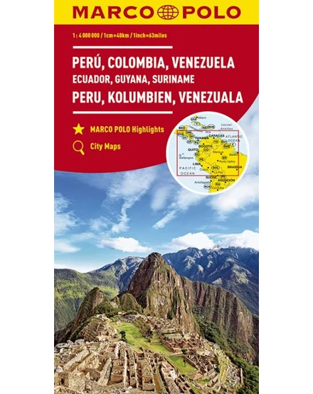 Cartographia-Peru, Columbia, Venezuela, Ecuador, Guyana, Suriname hatra-9783829739368