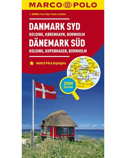 Cartographia-Danemarca de Sud - Kolding, Copenhaga (Kebenhavn), Bornholm-9783829739665