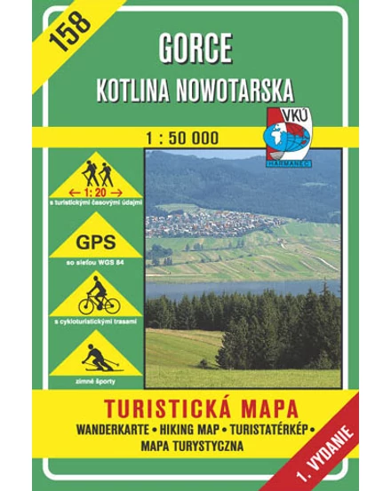 Cartographia - HM 158 Harta turistică Munții Gorce - 9788080422554