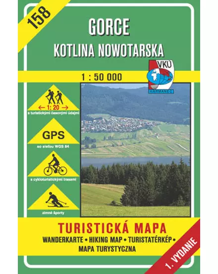 Cartographia - HM 158 Harta turistică Munții Gorce - 9788080422554