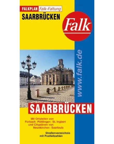 Cartographia-Saarbrücken  harta orașului - Falk-9783884453797