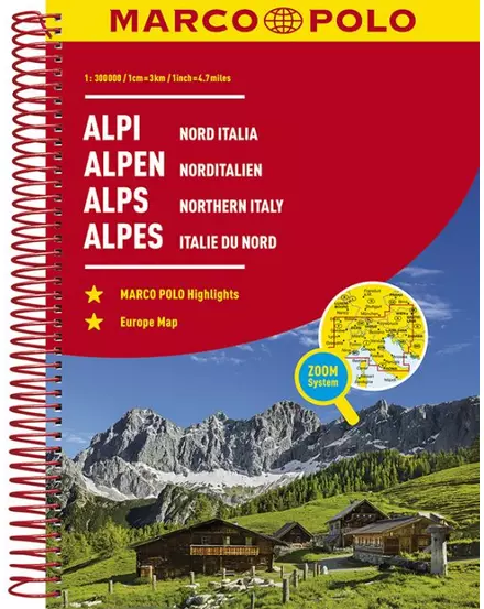 Cartographia-Alpii/Italia Nord atlas-9783829736800