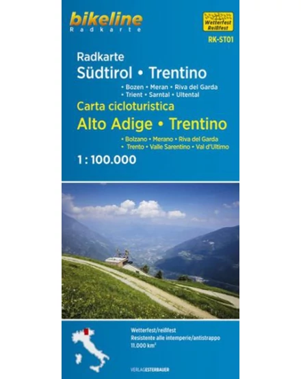 Cartographia-Tirol Sud harta de ciclism-9783850006774