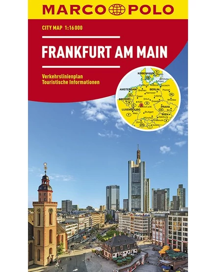 Cartographia-Frankfurt harta orașului-9783829730938