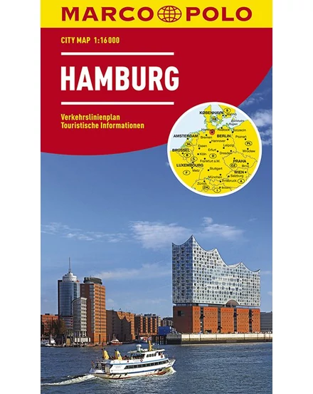 Cartographia-Hamburg harta orașului-9783829730945