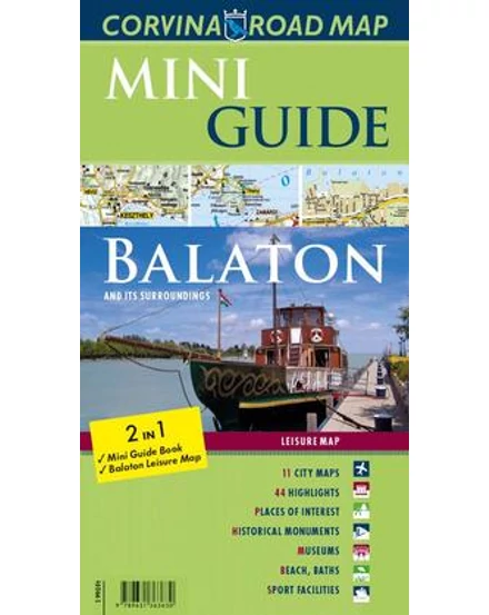 Cartographia-Balaton mini Guide cu harta (engleză)-9789631363630