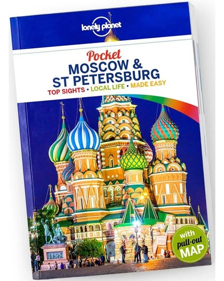 Cartographia-Moscova Sankt Petersburg Pocket ghid turistic (engleză)-9781787011236