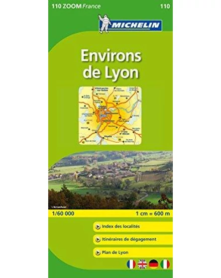 Cartographia-Lyon imprejurimi harta (110)-9782067149908