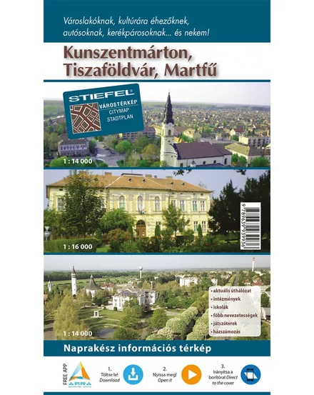 Cartographia - Kunszentmárton - Tiszaföldvár - Martfű harta  - 9789639939936
