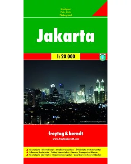 Cartographia-Jakarta harta orașului (Freytag)-9783707911114
