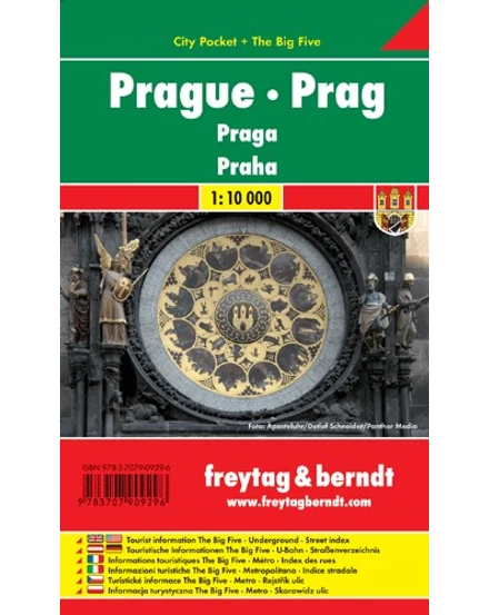 Cartographia-Praga City Pocket harta orașului (Freytag)-9783707909296