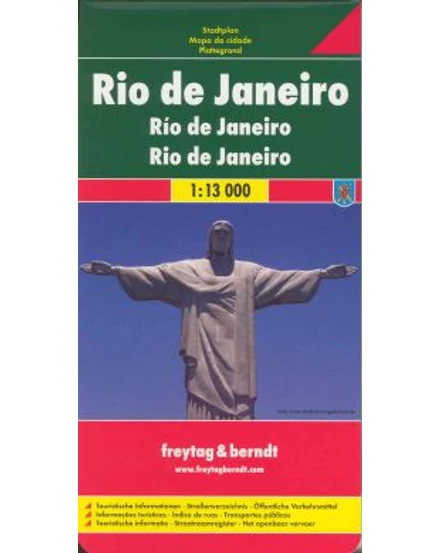 Cartographia-Rio de Janerio harta orașului (Freytag)-9783707906455
