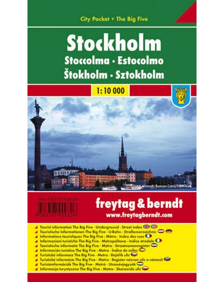 Cartographia-Stockholm City Pocket harta-9783707909326