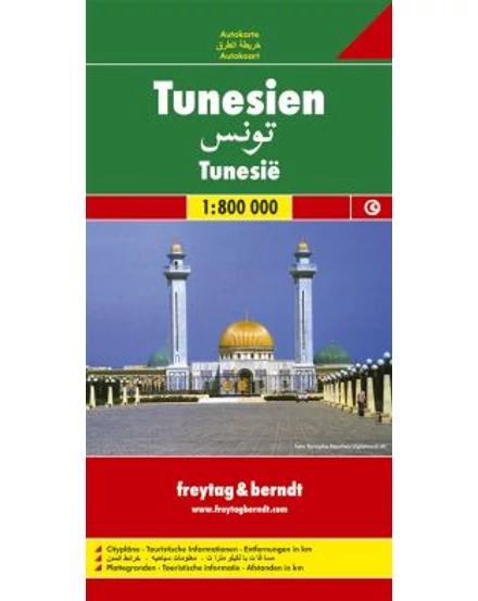 Cartographia - Tunisia harta - Freytag 9783850842679