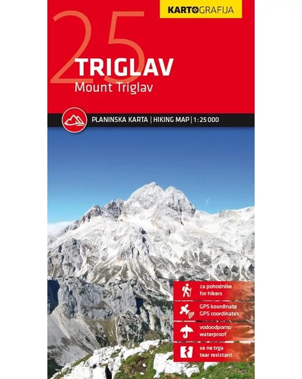 Cartographia - Triglav harta turistică - 3830048523677