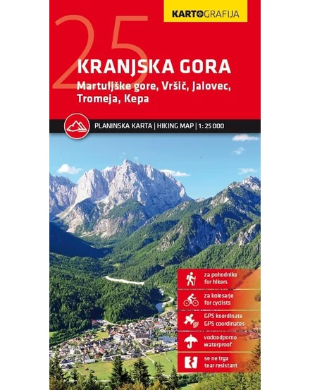Cartographia-Kranjska - Gora harta turistică - 3830048523769