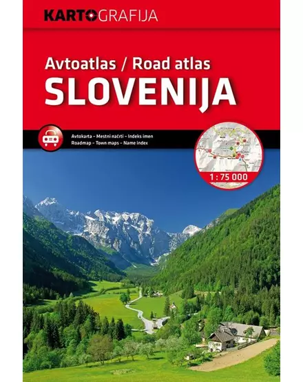 Cartographia - Slovenia atlas auto - 9789619329320