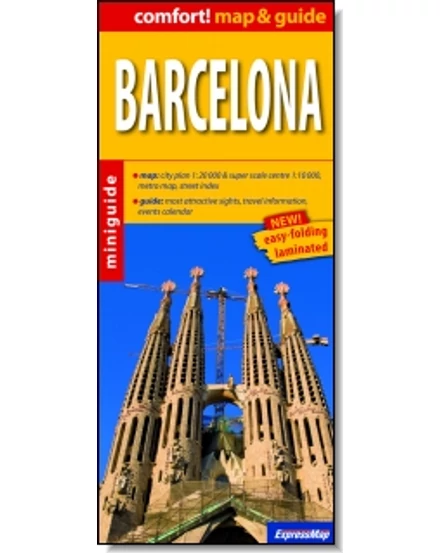 Cartographia-Barcelona (map&guide) harta laminată-9788375461305