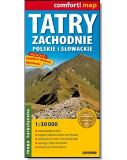 Cartographia-Tatra de Vest (Zachodnie) harta turistică-9788388112911